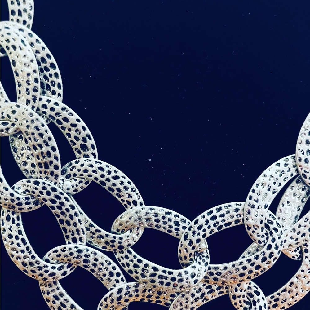 Women’s Black and Silver Necklaces.